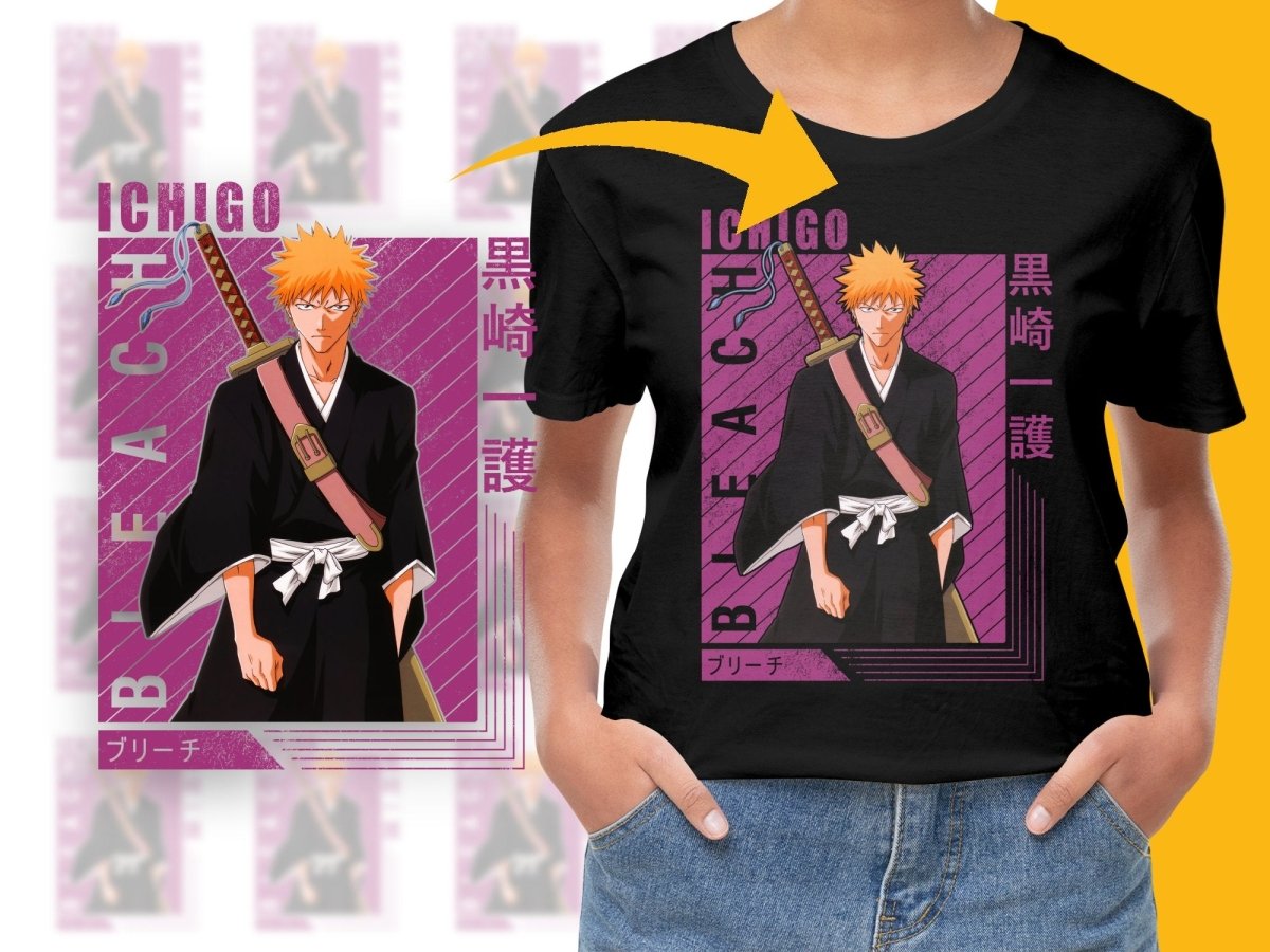 Ichigo Kurosaki PNG File Digital - Teepew