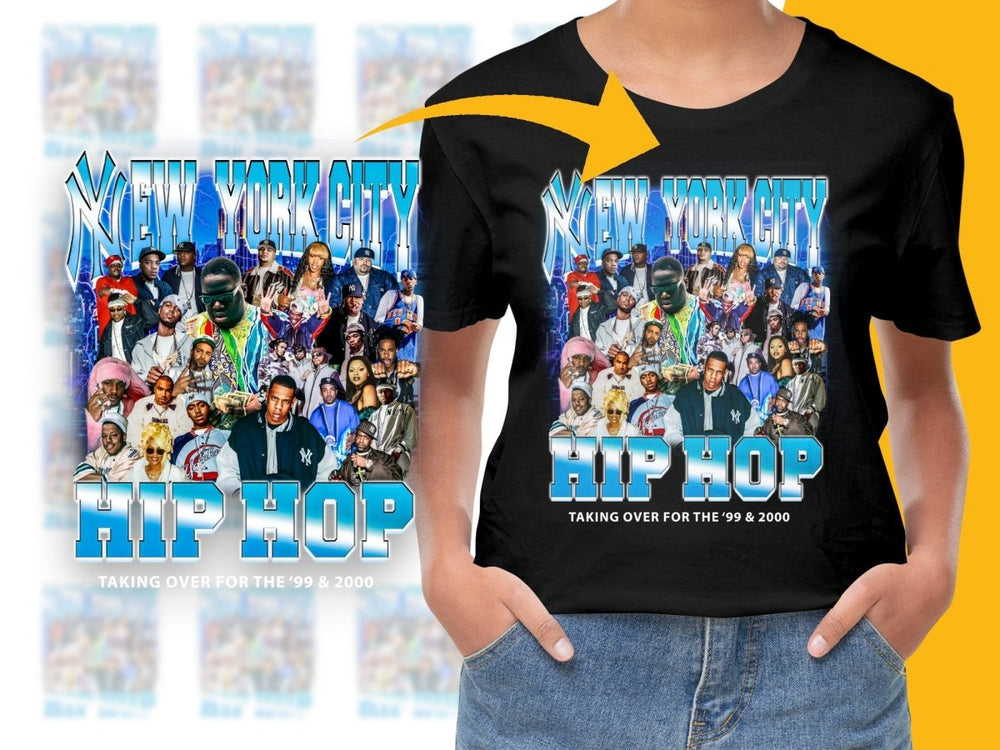 Iconic 90s & 2000 Hip Hop Legends New York City PNG File - Teepew