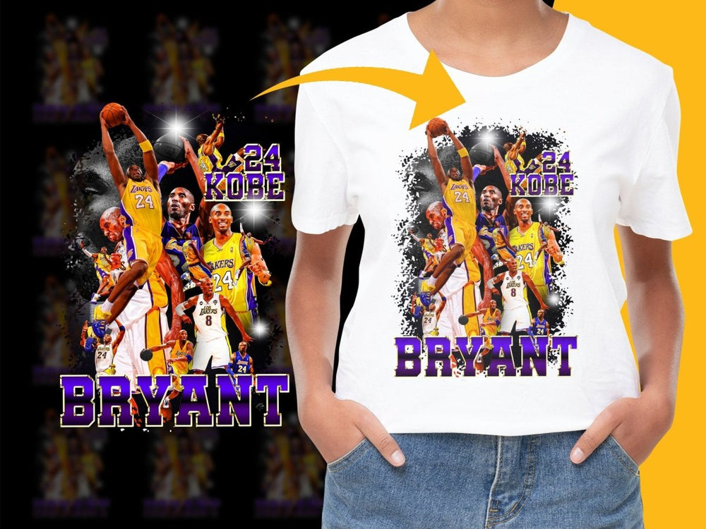 Iconic Basketball Legend Bryant PNG File - Teepew