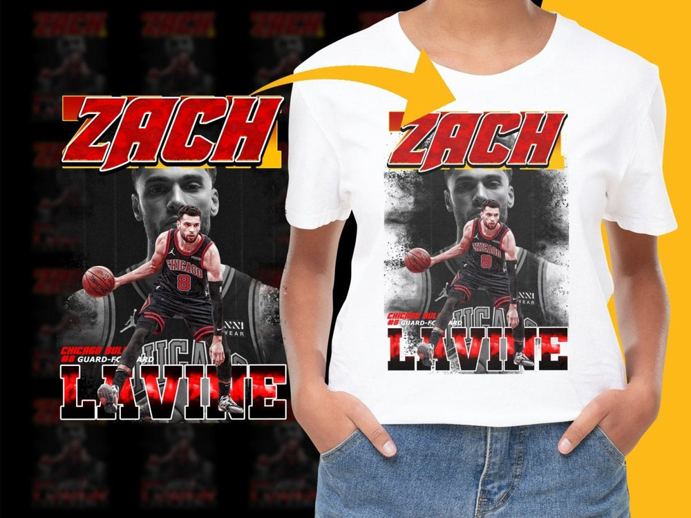 Iconic Basketball Star Zach Lavine PNG File - Teepew