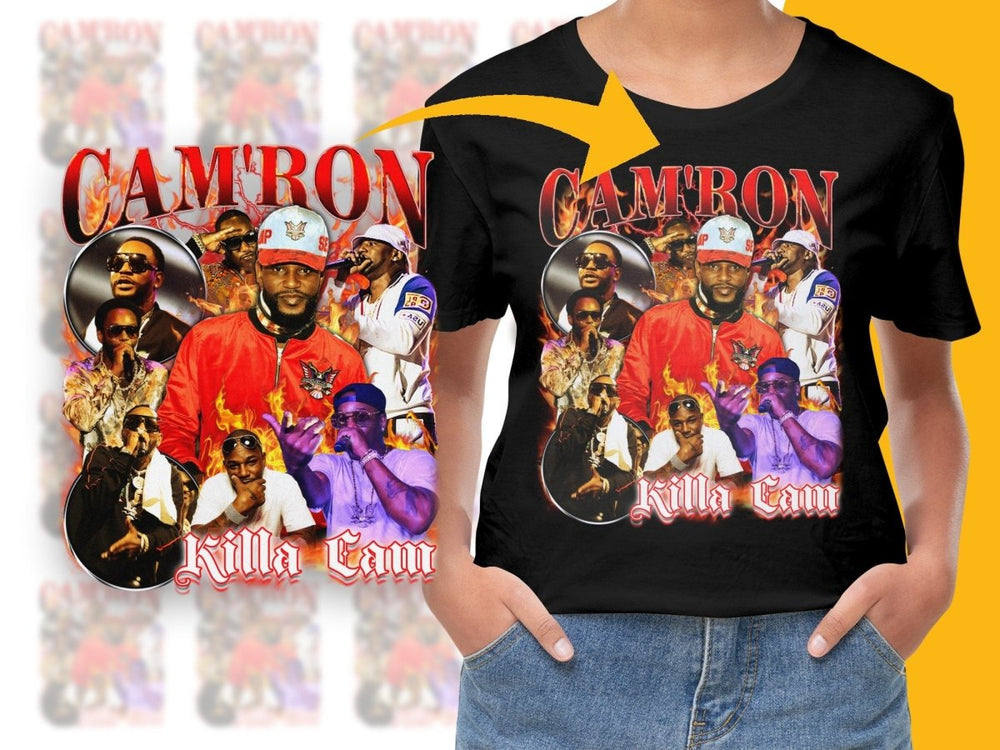Iconic Cam'ron Killa Cam Bootleg Retro Graphic PNG File - Teepew