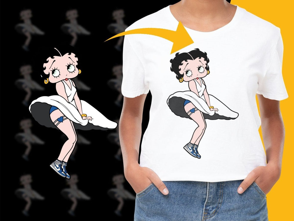 Iconic Cartoon Character in Dress StreetWear PNG File - Teepew