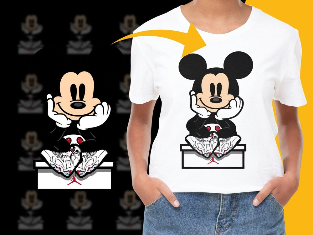 Iconic Cartoon Character Sitting on Shoe Box PNG File - Teepew
