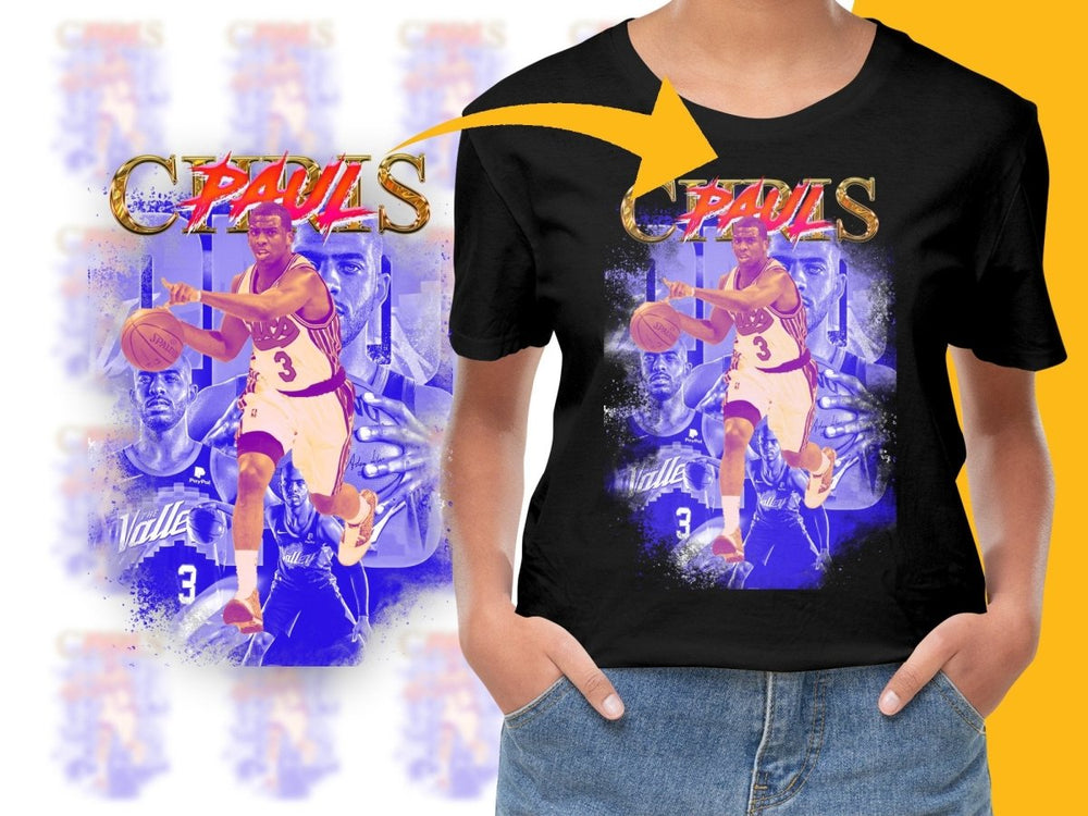 Iconic Chris Paul Basketball Legend Bootleg PNG File - Teepew
