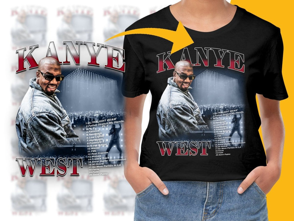 Iconic Concert Scene Kanye West PNG File - Teepew