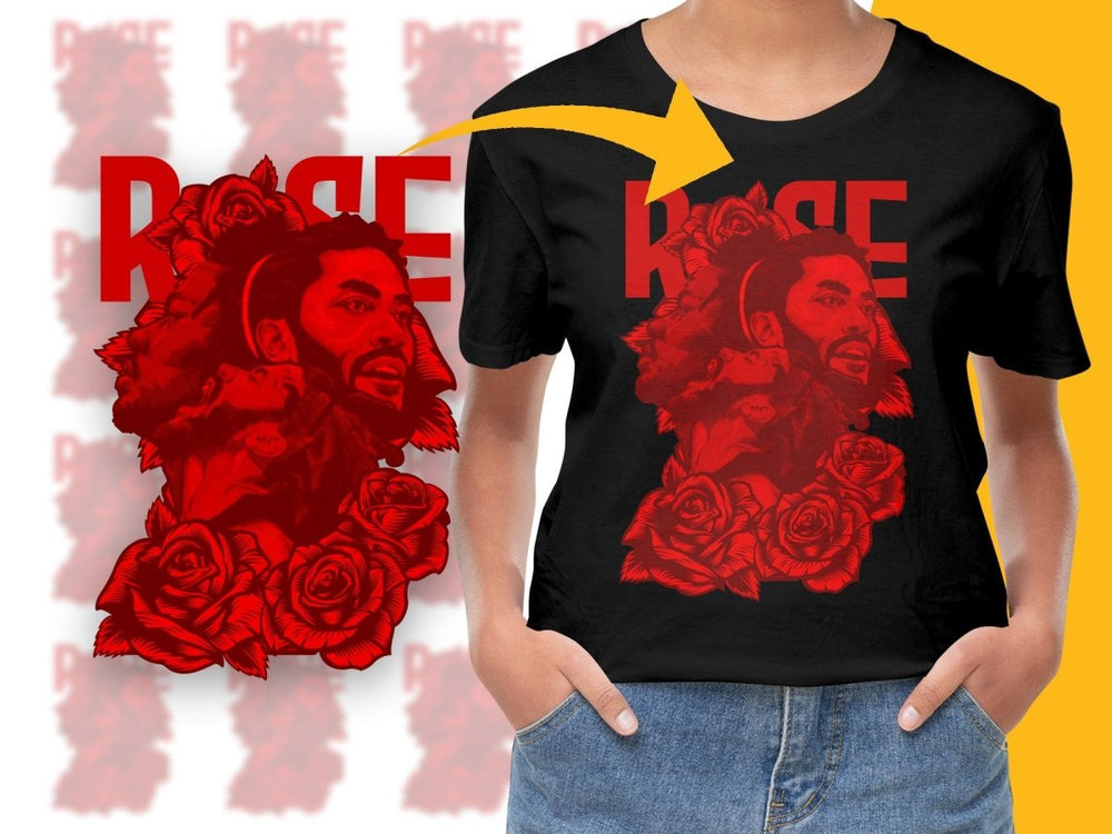 Iconic Derrick Rose Basketball Player PNG File - Teepew