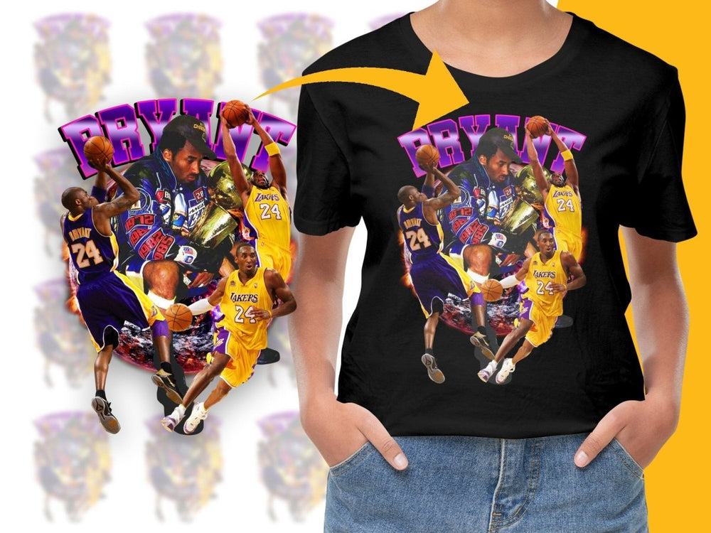 Iconic Kobe Bryant Basketball Legend Moments Bootleg PNG File - Teepew