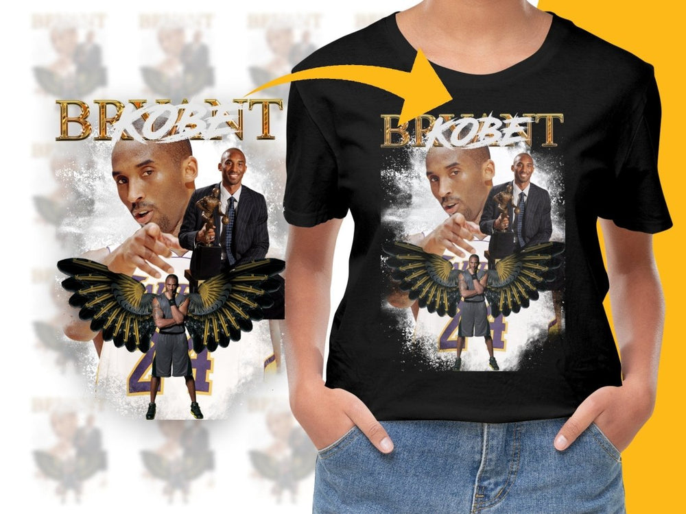 Iconic Kobe Bryant Basketball Legend PNG File - Teepew