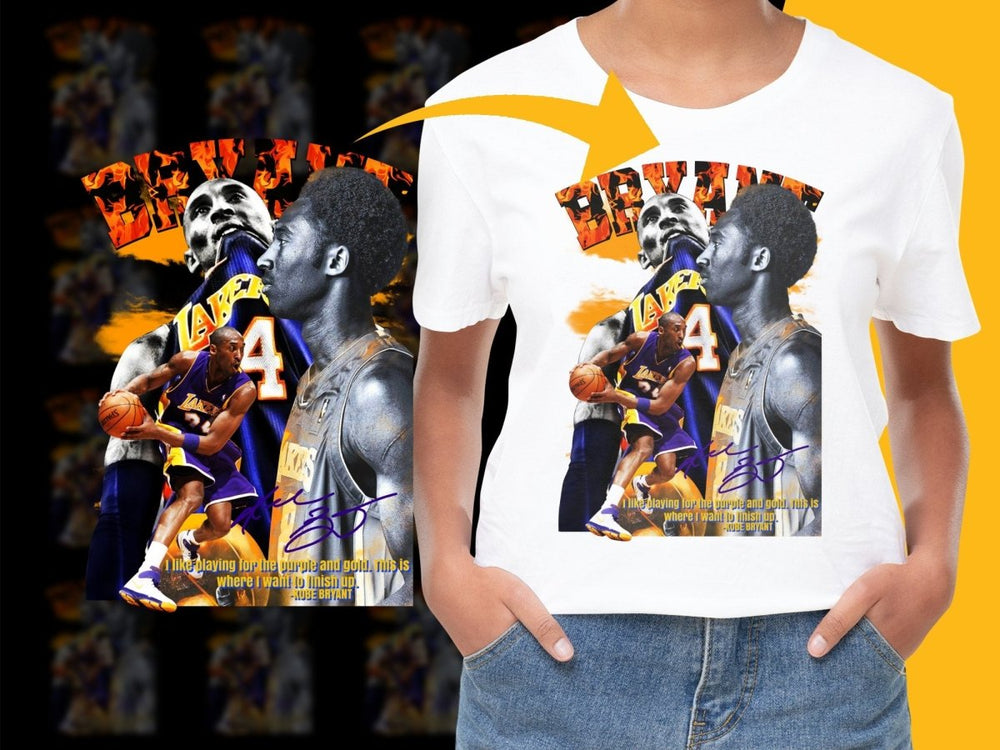 Iconic Kobe Bryant Lakers Tribute PNG File - Teepew