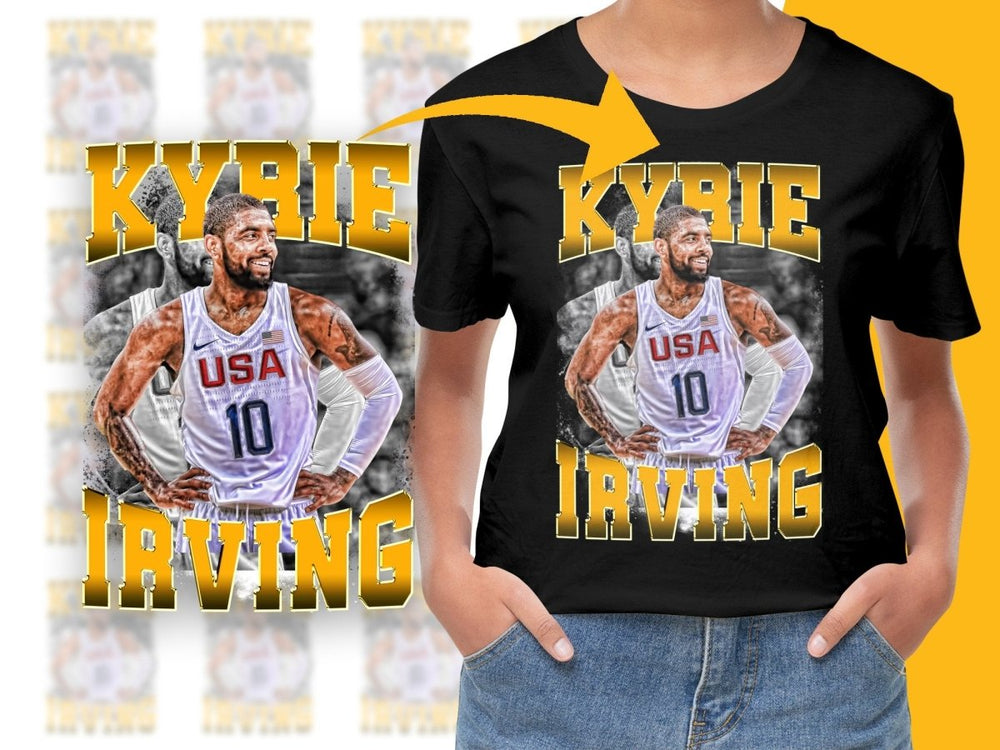 Iconic Kyrie Irving USA Basketball Legend Bootleg PNG File - Teepew