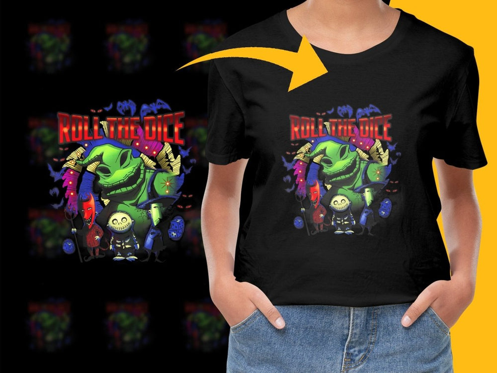 Iconic Nightmare Before Christmas Roll The Dice PNG File - Teepew