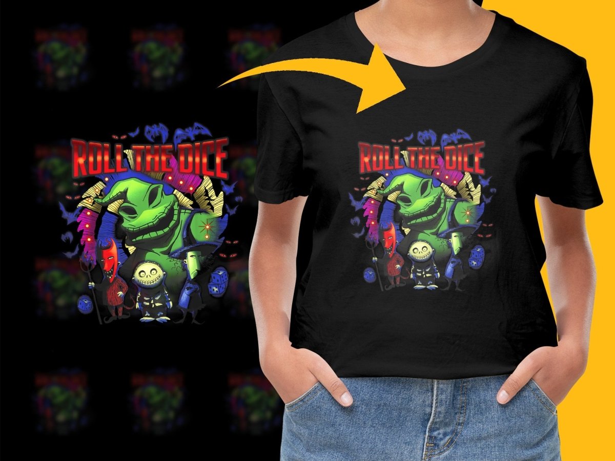 Iconic Nightmare Before Christmas Roll The Dice PNG File - Teepew