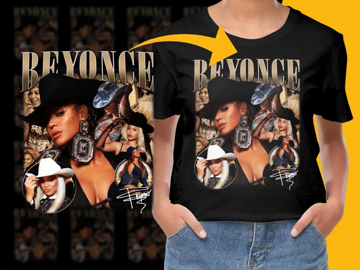 Iconic Portrait Bootleg of Beyonce Performance PNG File - Teepew