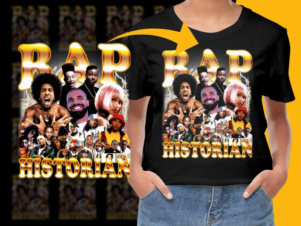 Iconic Rap Legends Bootleg Graphic Unisex PNG File - Teepew