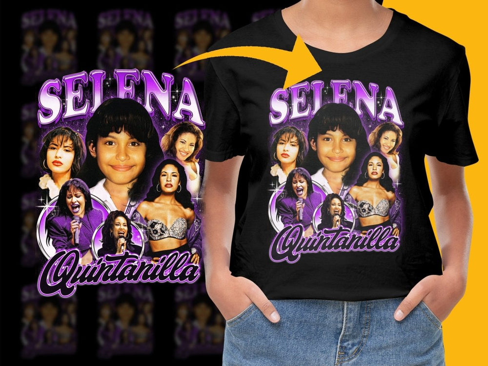 Iconic Selena Quintanilla Graphic Legend PNG File - Teepew