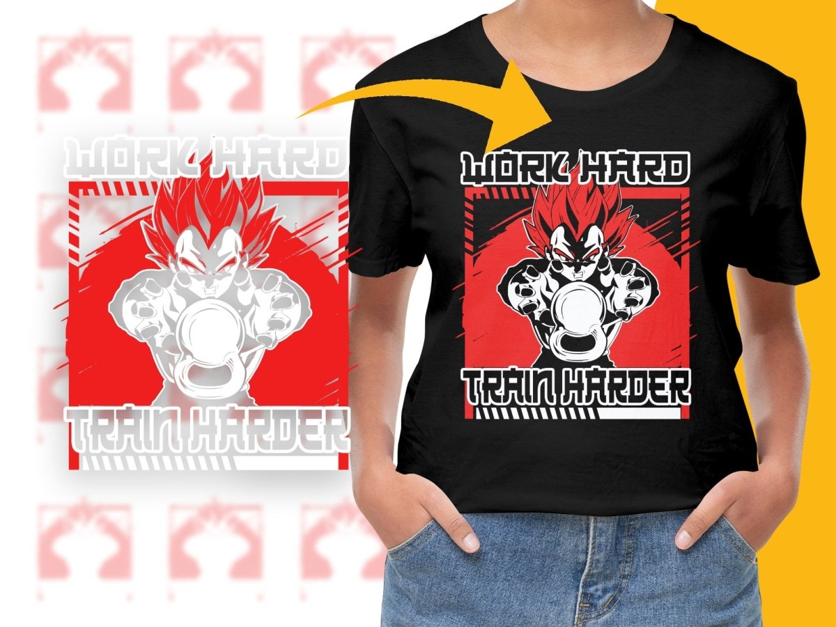 Iconic Vegeta Silhouette Graphic PNG File - Teepew