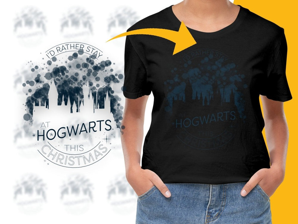 I'd Rather Stay At Hogwarts This Christmas PNG File - Teepew