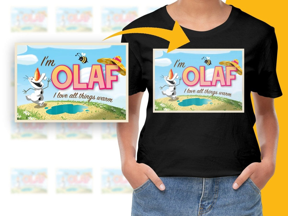 I'm Olaf I Love All Things Warm Christmas PNG File - Teepew