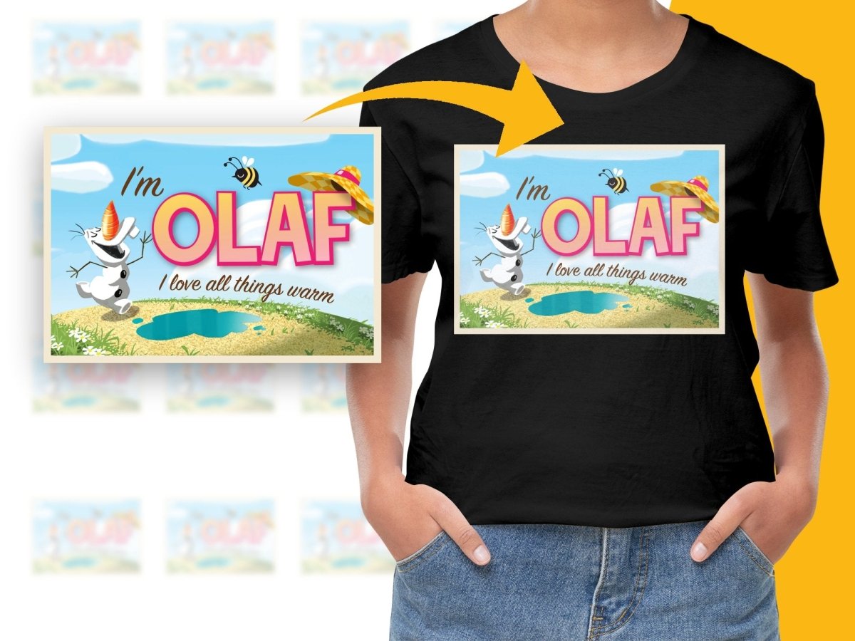I'm Olaf I Love All Things Warm Christmas PNG File - Teepew