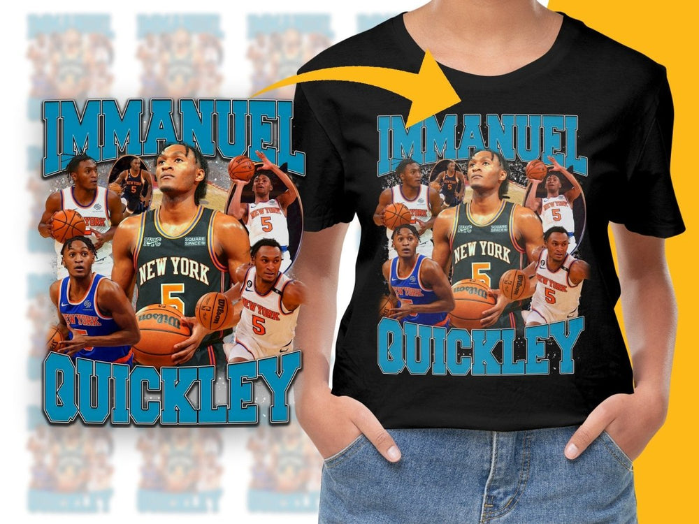 Immanuel Quickley New York Basketball Star Bootleg PNG File - Teepew