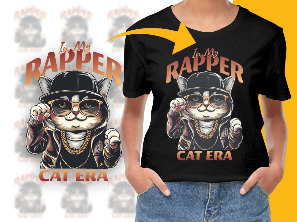In My Rapper Cat Era Graphic Unisex Casual PNG File - Teepew