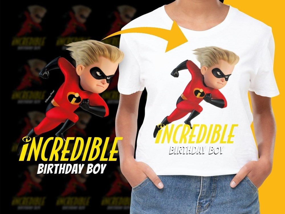 Incredibles Dash Incredible Birthday Boy PNG File - Teepew