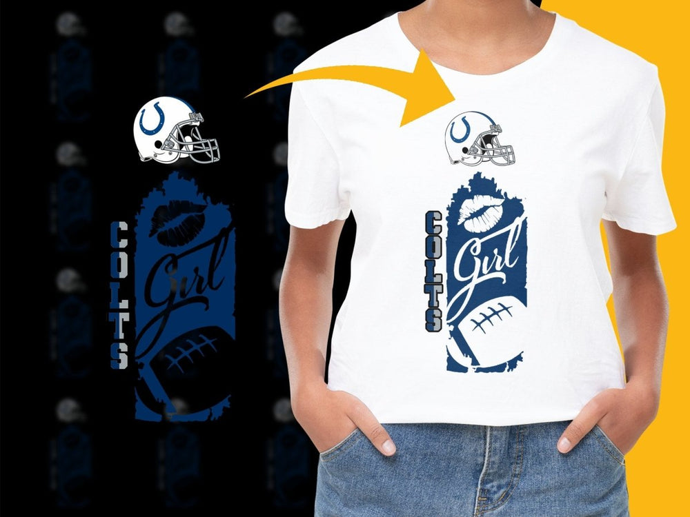 Indianapolis Colts Girl Graphic PNG File - Teepew