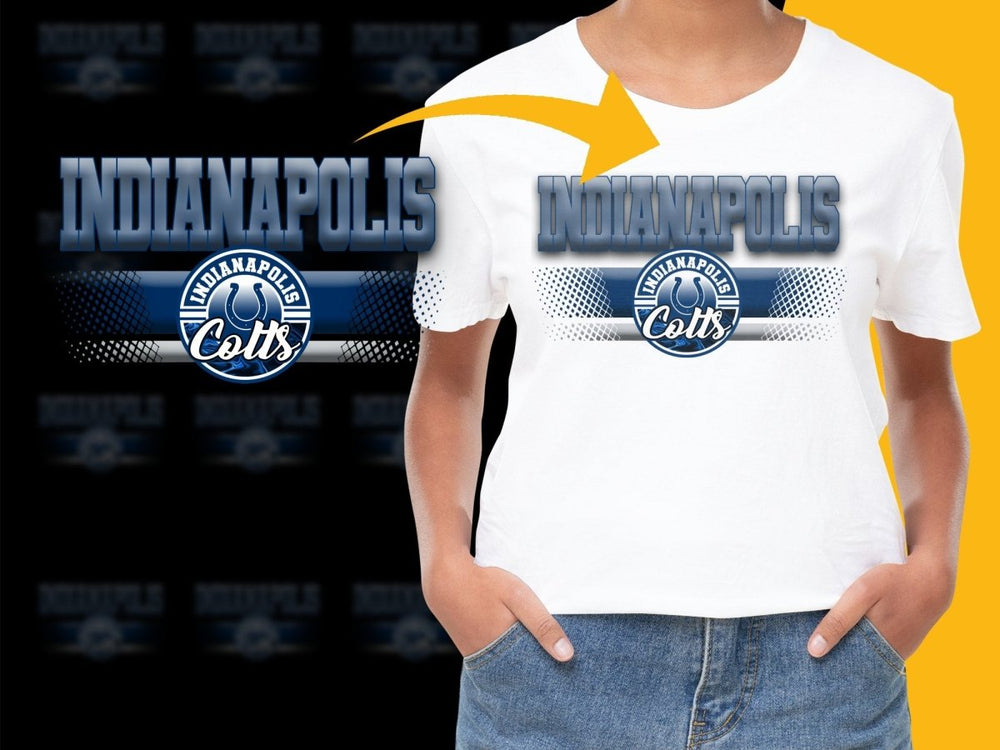 Indianapolis Colts Graphic Tee PNG File - Teepew