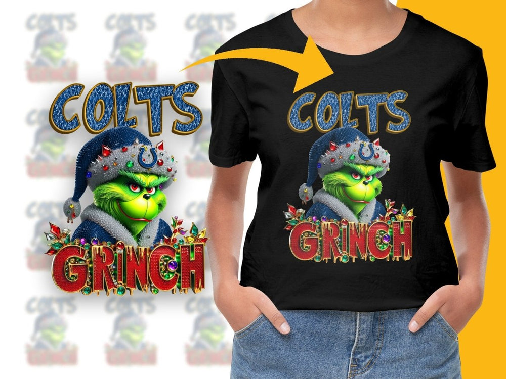 Indianapolis Colts Grinch Christmas Graphic PNG File - Teepew