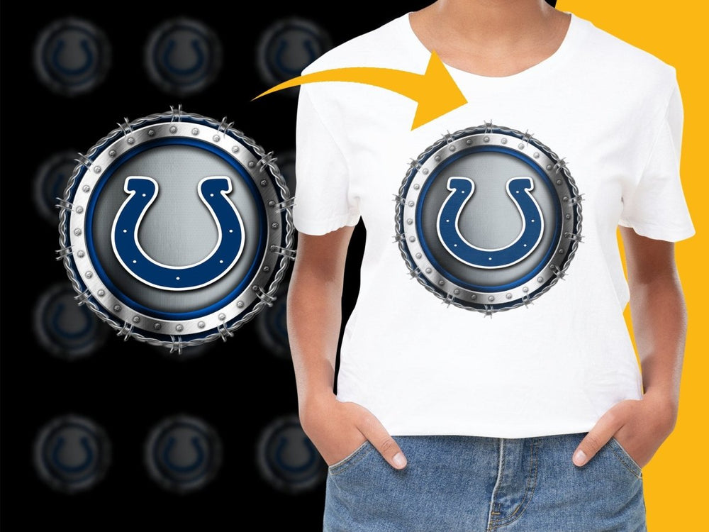 Indianapolis Colts Iconic Shield Design PNG File - Teepew