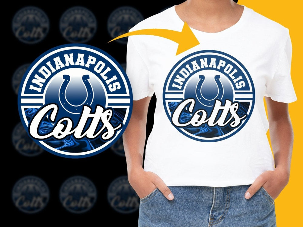 Indianapolis Colts Logo Graphic Design PNG File - Teepew