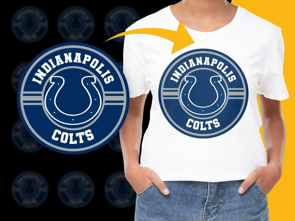 Indianapolis Colts Logo Official NFL Fan PNG File - Teepew