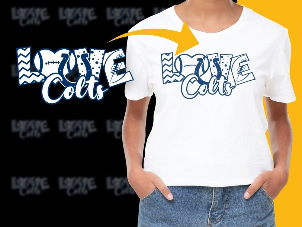 Indianapolis Colts LOVE PNG File - Teepew