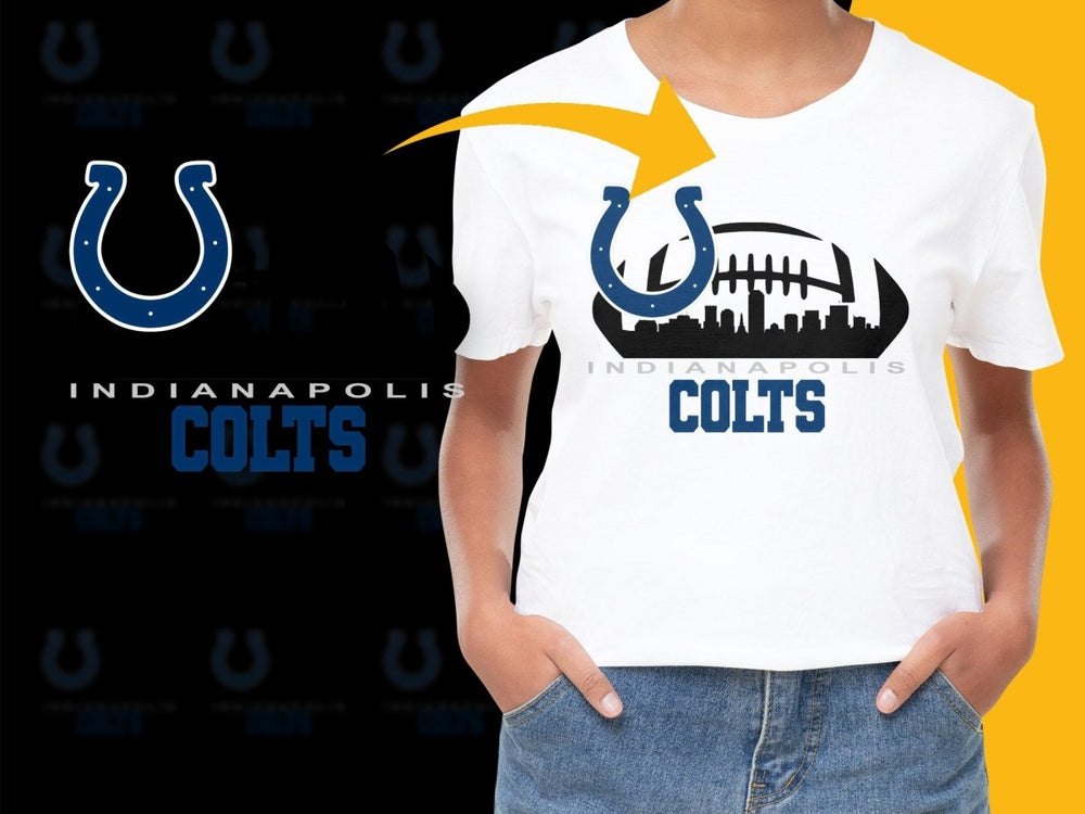 Indianapolis Colts Skyline Graphic PNG File - Teepew
