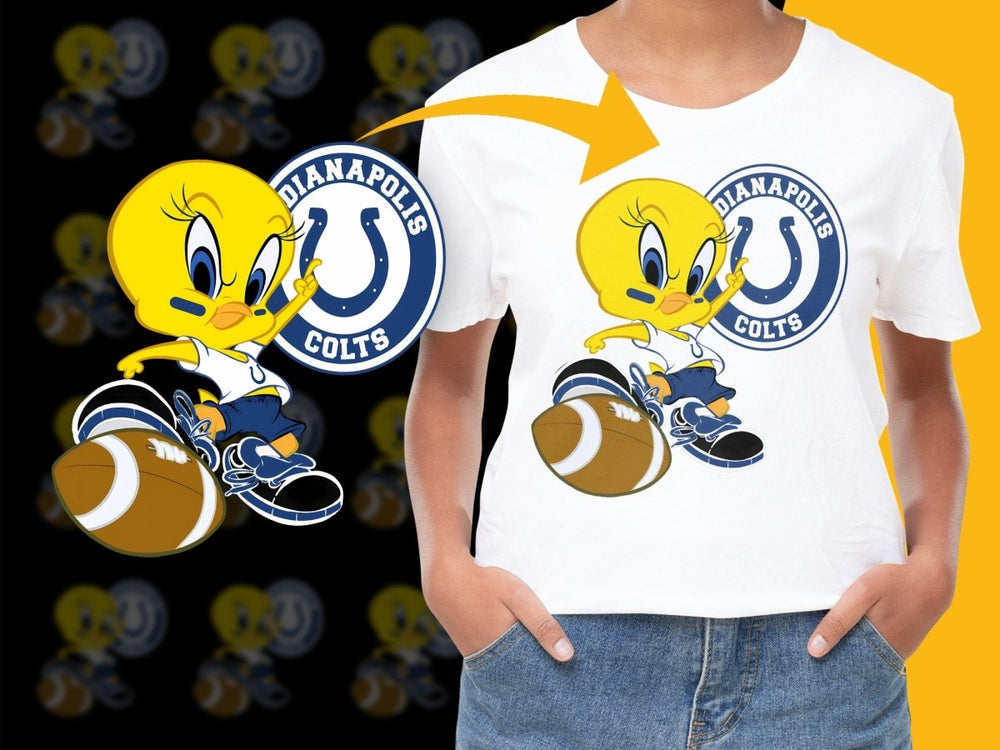 Indianapolis Colts Tweety Bird Graphic PNG File - Teepew