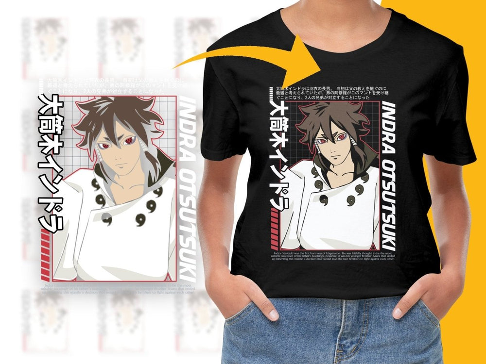 Indra Otsutsuki Anime Series Classic Graphic PNG File - Teepew