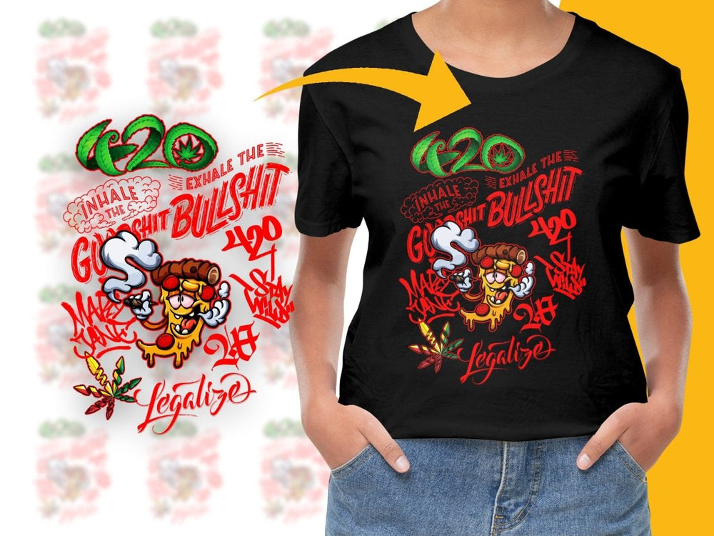 Inhale Exhale This The Gushit Bullshit 420 Legalize PNG File - Teepew