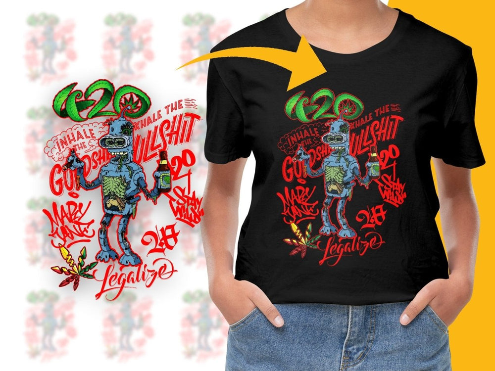 Inhale The Good Shit Exhale The Bullshit 420 PNG File - Teepew