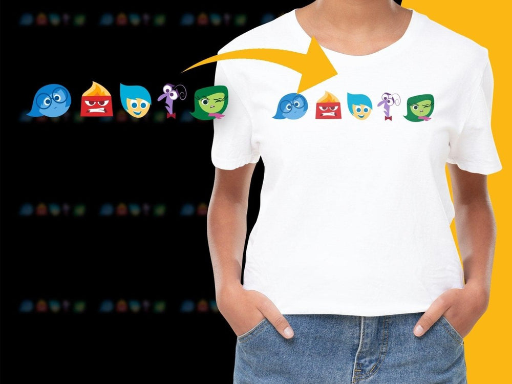 Inside Out Character Faces Design PNG File - Teepew