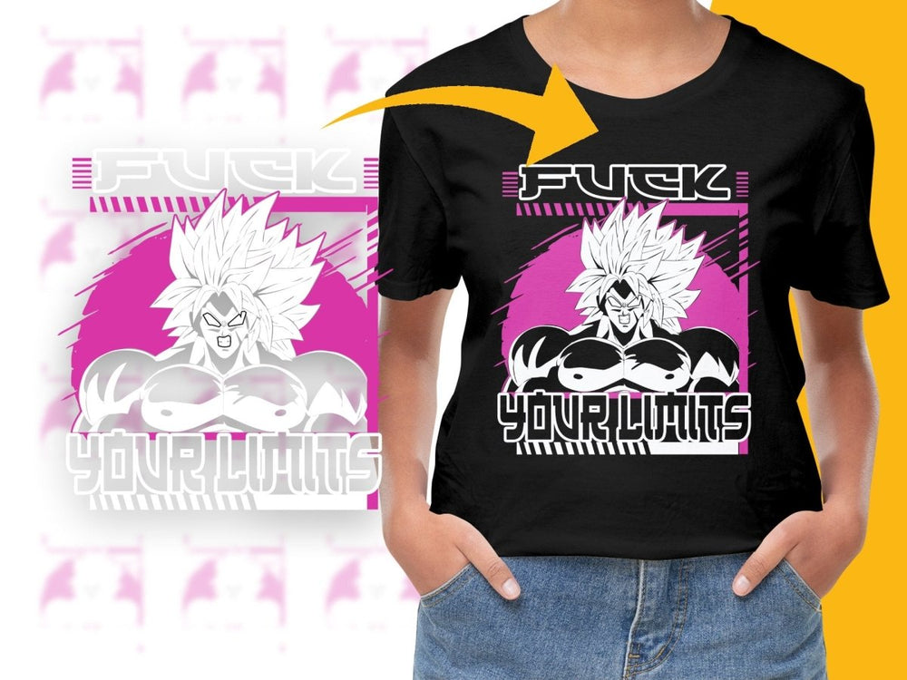 Inspiring Fuck Your Limits Design Anime PNG File - Teepew