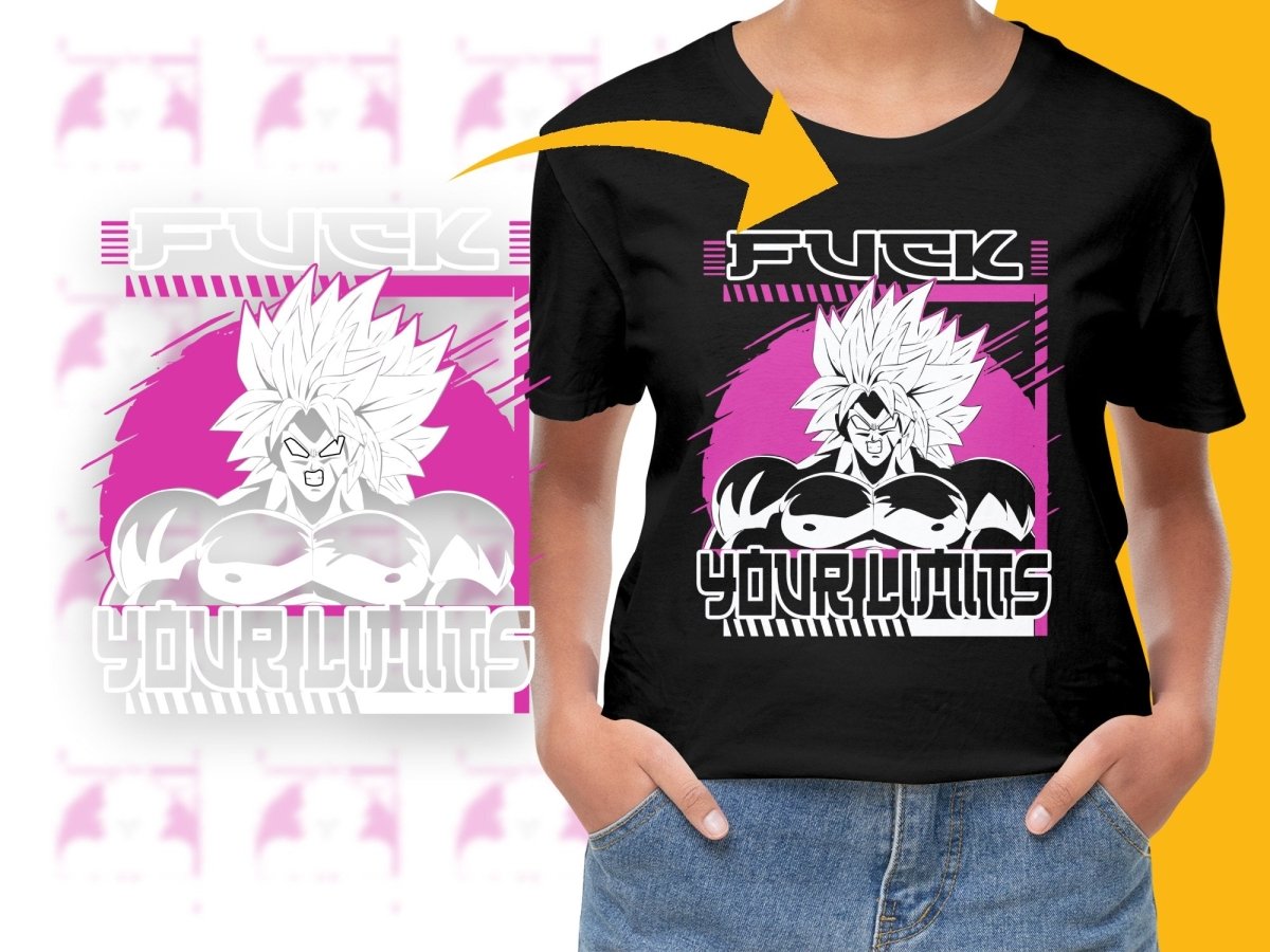 Inspiring Fuck Your Limits Design Anime PNG File - Teepew