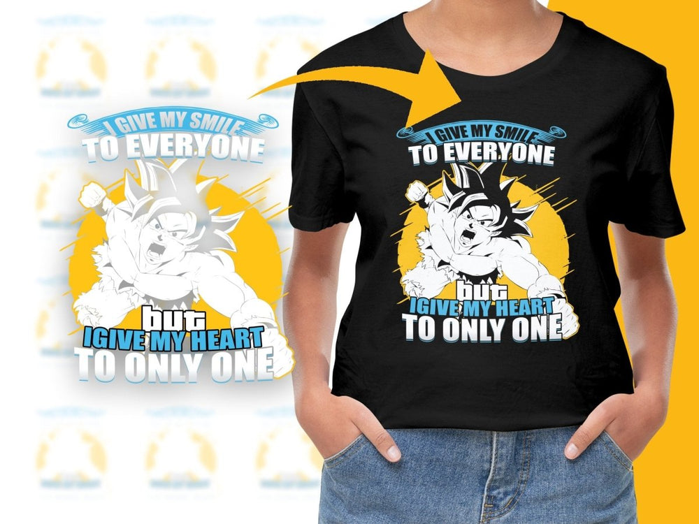 Inspiring Give My Smile Goku Heart to Only One PNG File - Teepew