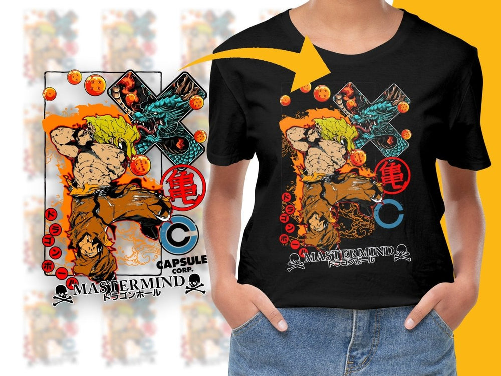 Intense Dragon Ball Z Battle Scene Capsule Corp PNG File - Teepew