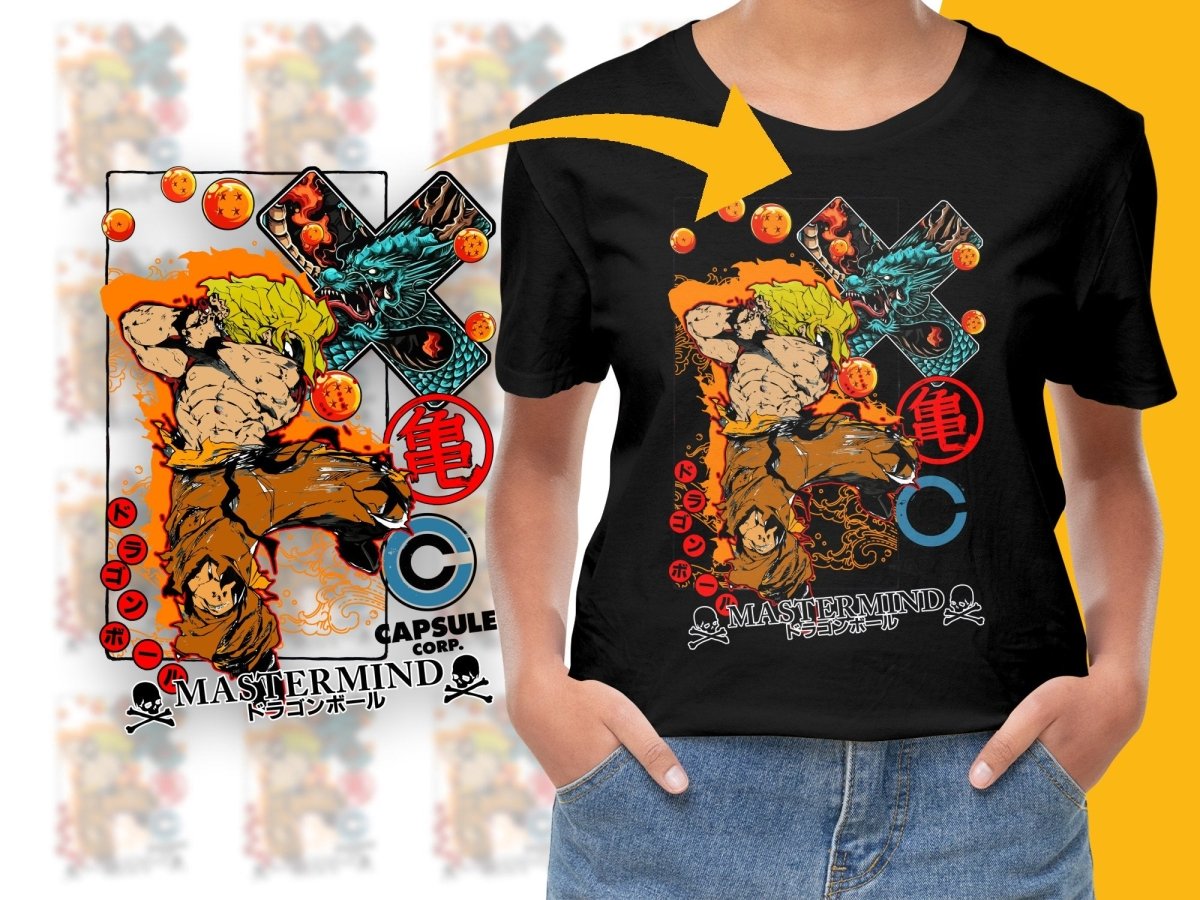 Intense Dragon Ball Z Battle Scene Capsule Corp PNG File - Teepew