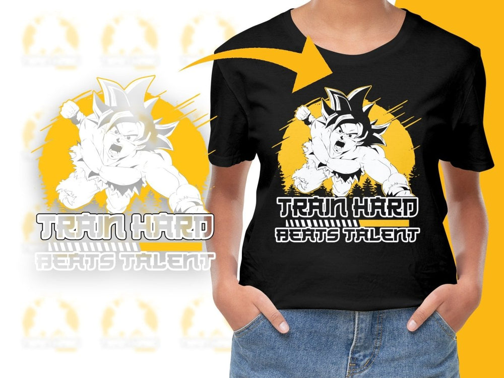 Intense Training Anime Character PNG File - Teepew