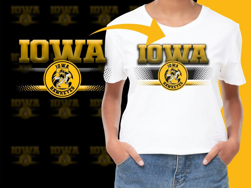 Iowa Hawkeyes NCAA College PNG File - Teepew
