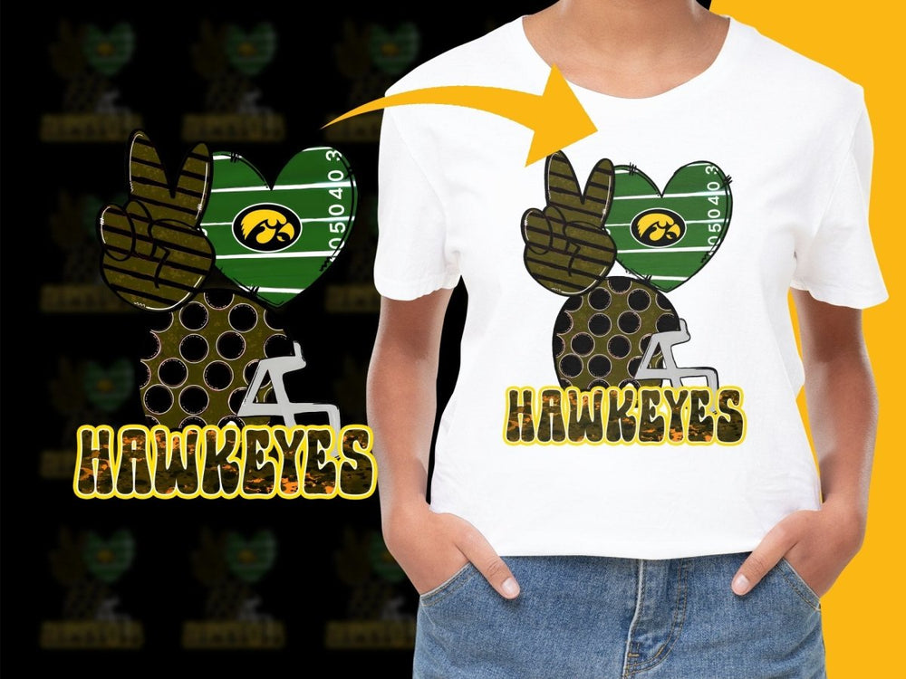 Iowa Hawkeyes NCAA College PNG File - Teepew