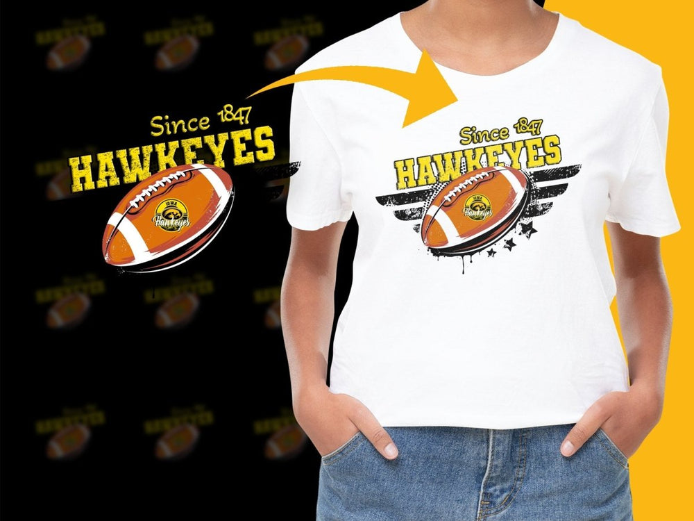 Iowa Hawkeyes NCAA College PNG File - Teepew