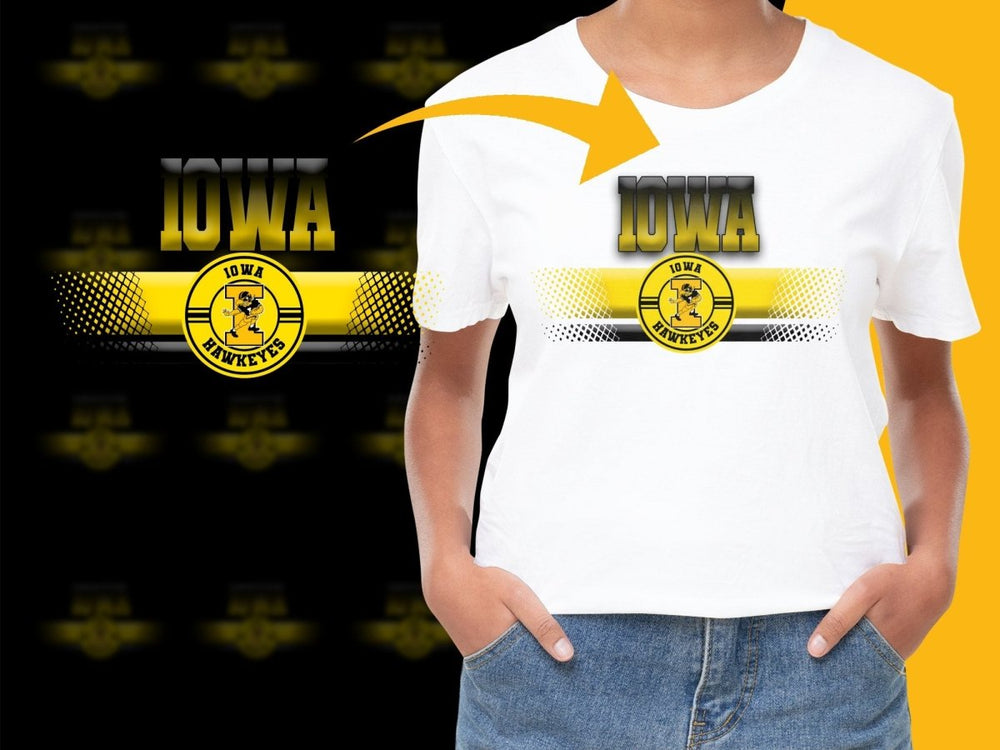 Iowa Hawkeyes NCAA College PNG File - Teepew