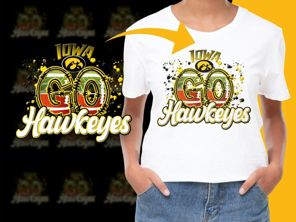 Iowa Hawkeyes NCAA College PNG File - Teepew